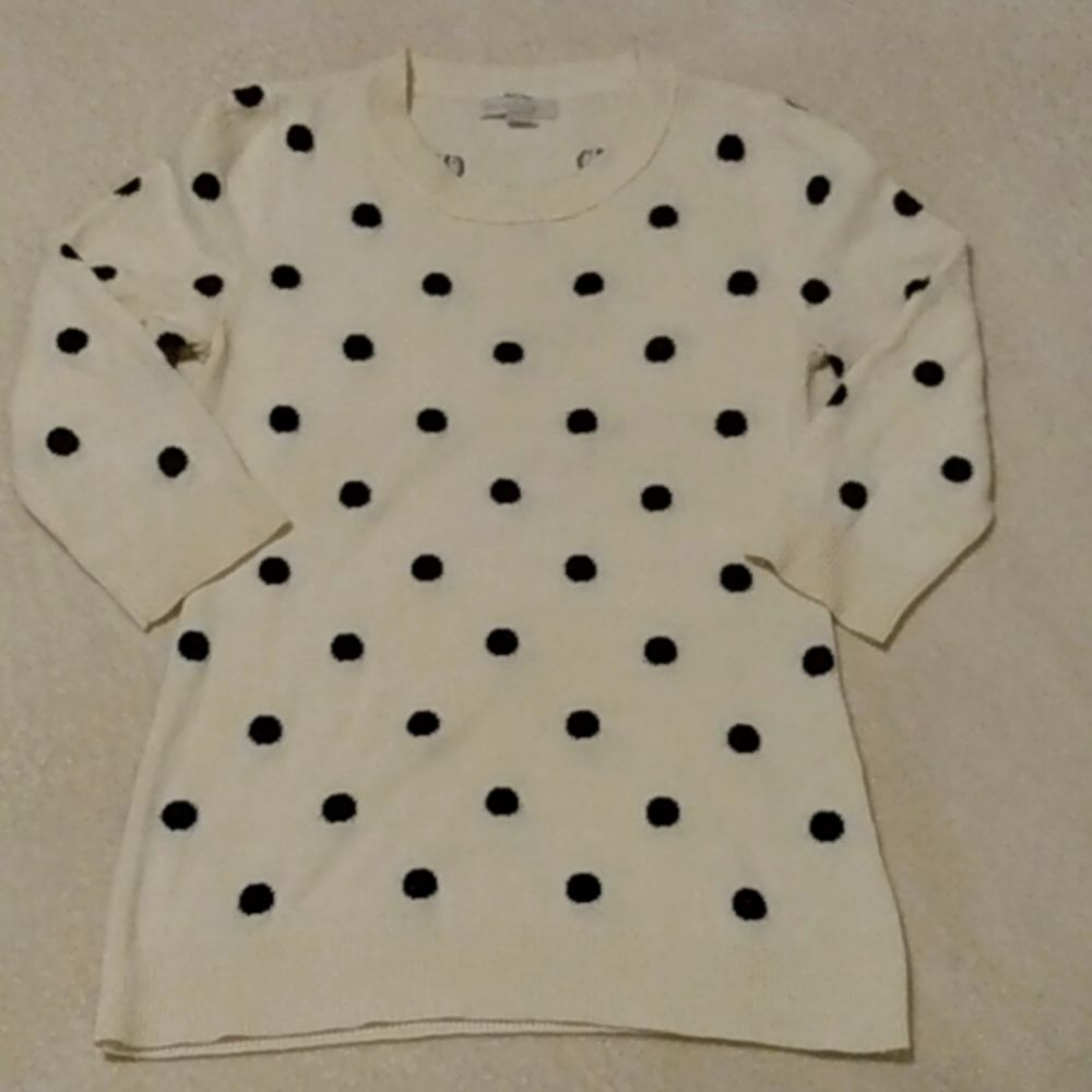 Black & White Polka Dots Blouse